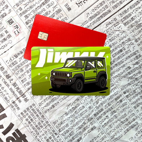Наклейка на банковскую карту Suzuki Jimny