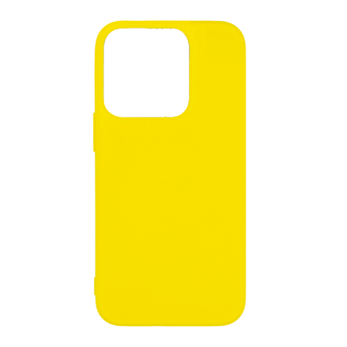 Накладка силикон Silicone Case для iPhone 14 Pro Max Лимонный
