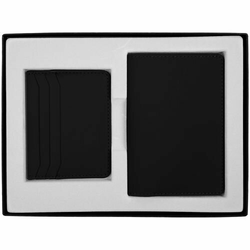 Дорожный набор , черный комплект для паспорта apache черный