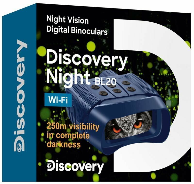 Бинокль цифровой ночного видения Levenhuk (Левенгук) Discovery Night BL20 со ативом