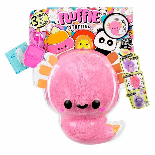 Флаффи Стаффиз Мягкая игрушка Маленький Аксолотль Fluffie Stuffiez