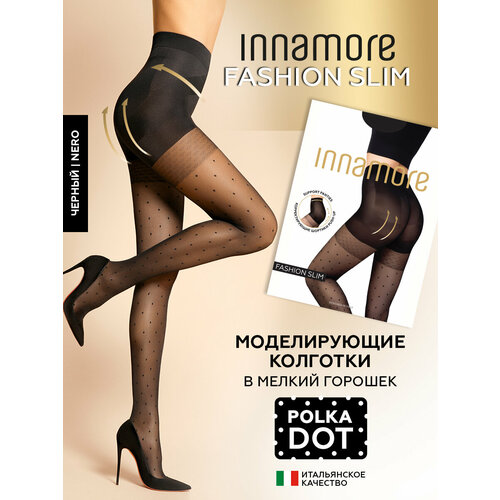 Колготки  Innamore Fashion Slim, 40 den, размер 3, черный