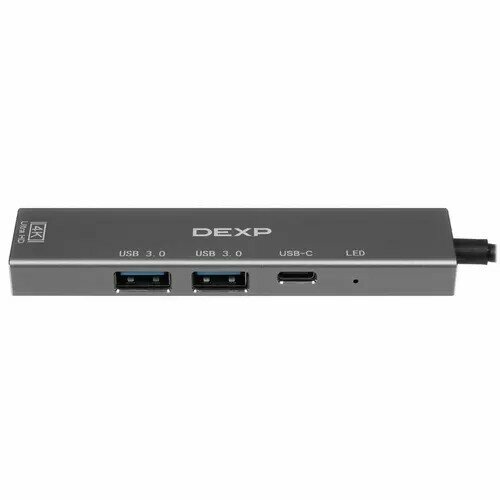 Док-станция (адаптер) DEXP OTC-28 USB 3.2 Gen1 Type-C / USB 3.2 Gen1 Type-A x2, USB 3.2 Gen1 Type-C, HDMI, подержка OTG