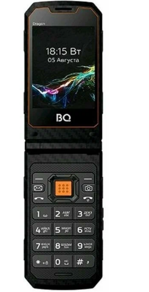 Сотовый телефон BQ 2822 Dragon Black-Orange