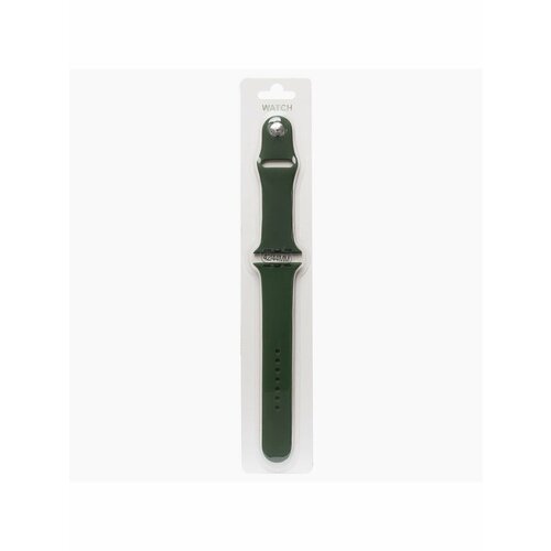 Силиконовый ремешок для Apple Watch 42/44 mm Sport Band L (сосновый). зеленый