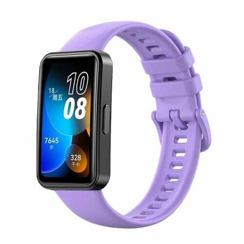 Силиконовый ремешок для HUAWEI Band 8 (фиолетовый)