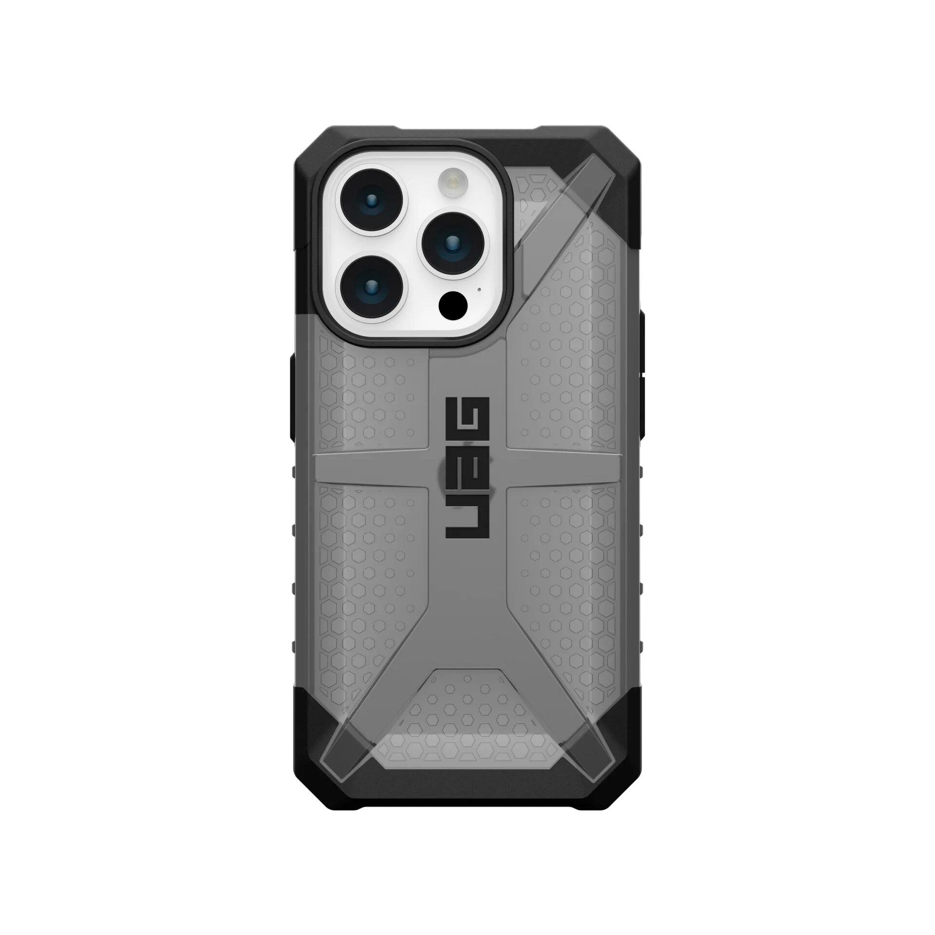 Чехол UAG Plasma для iPhone 15 Pro, прозрачный/пепельный