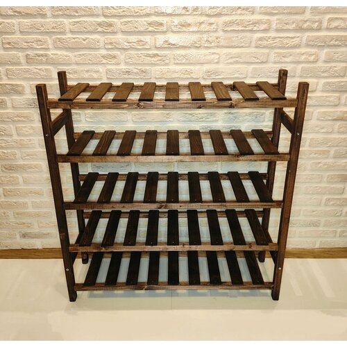 Стеллаж винный 5-ти ярусный CRAFT TOOLS 40-70 бутылок цв. венге