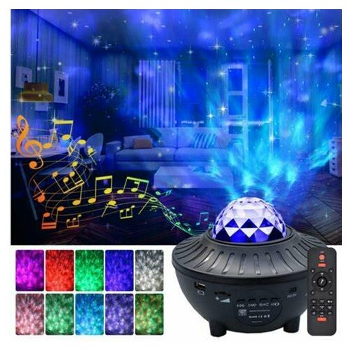 Ночник-проектор звездного неба с пультом и Bluetooth-колонкой