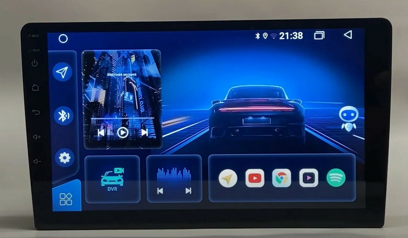 фото Автомагнитола, автомагнитола 2 din, 2 din магнитола, bluetooth, сенсорный экран 9 дюймов, 2/32 ГБ, USB, подключение задней камеры