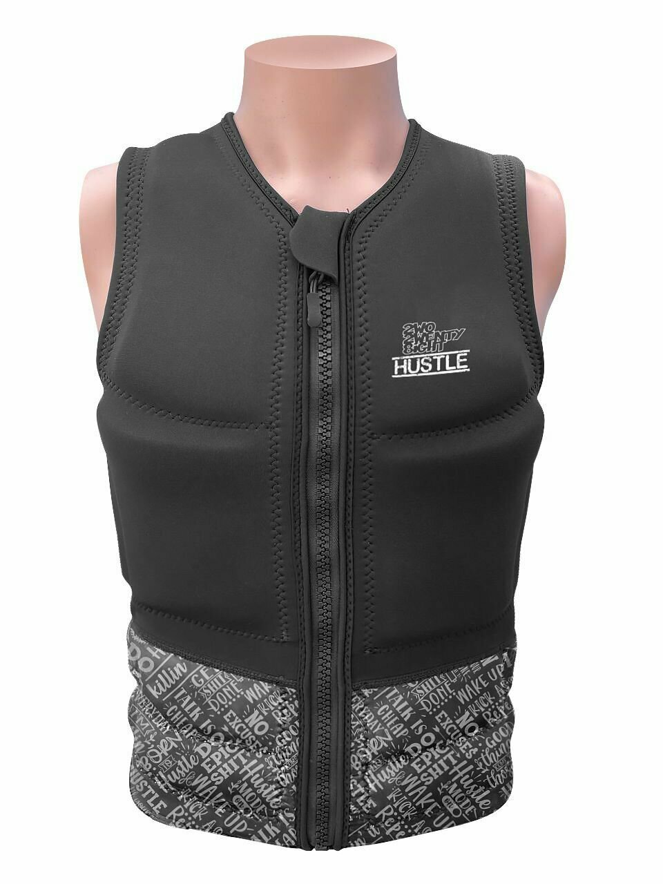 Жилет для вейкборда 228 2wo2wenty8ight Hustle vest black ss23 (XL), для сапа, для сапборда, для вейксерфинга, для серфа