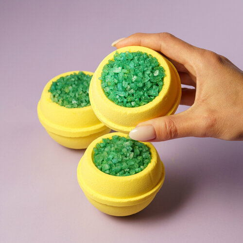 Бомбочки для ванны Чаша с солью с ароматом 