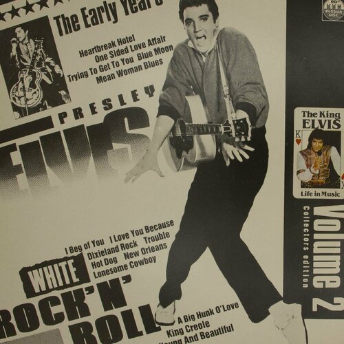 Виниловая пластинка Elvis Presley Элвис Пресли - Белый Рок- виниловая пластинка elvis presley элвис пресли белый рок