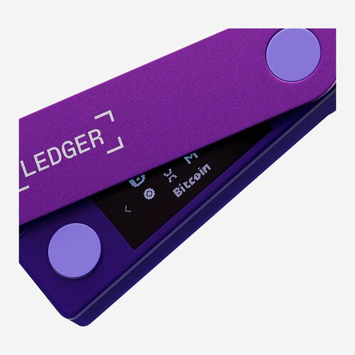 чехол ledger nano x pod капсула для хранения ledger nano x Аппаратный кошелёк Ledger Nano X Amethyst Purple