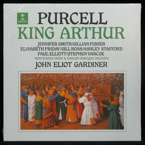 purcell king arthur 2cd Виниловая пластинка Erato John Elliot Gardiner – Purcell: King Arthur (2LP)