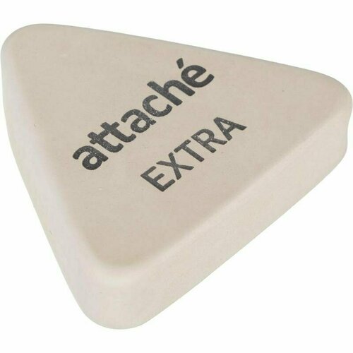 Ластик Attache Extra натуральный каучук треугольный 40x38x10 мм, 1578480