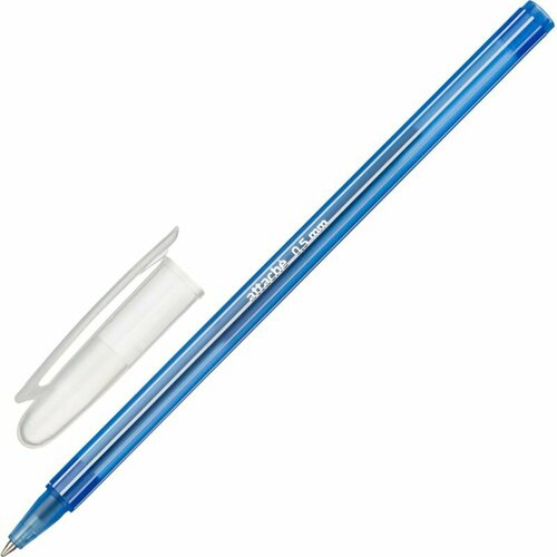 Ручка шариковая синяя неавтоматическая, Attache Economy, ручки, набор ручек, 50 шт. ручка шариковая комплект 3 шт неавт одноразовая стамм синяя в асс толщина линии