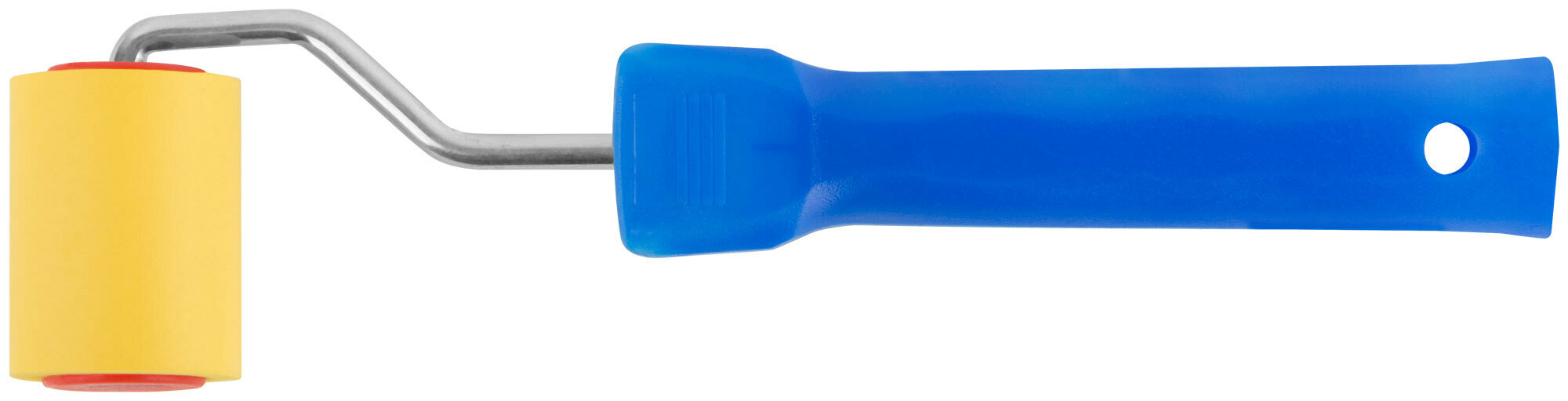 Валик прижимной для обоев резиновый желтый 50 мм