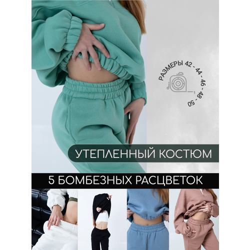 фото Костюм lisbrand, размер 44, зеленый