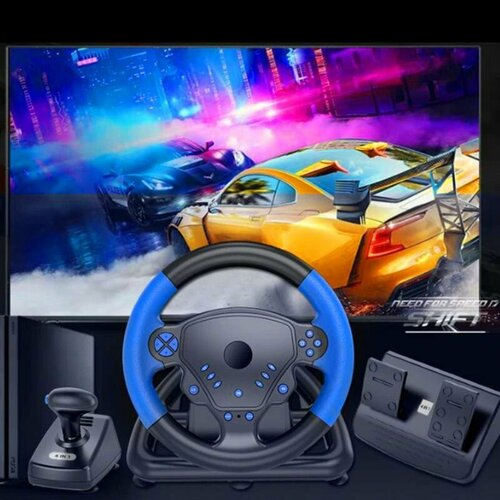 Игровой гоночный руль с педалями и коробкой передач для Р3Р4РСAndroid 1175000₽