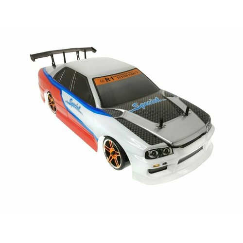 Радиоуправляемая машина для дрифта HSP Flying Fish 1 4WD RTR 1:10 2.4G 9412312332 White Skyline R34