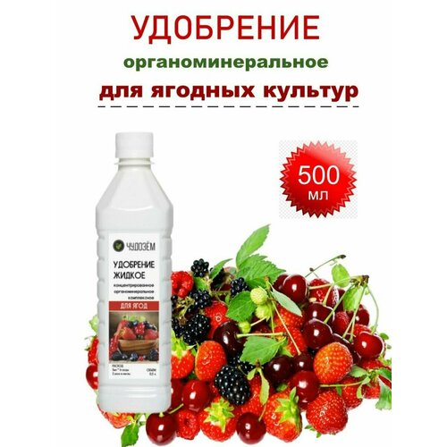 Жидкое удобрение Чудозем для ягод, 0,3 л