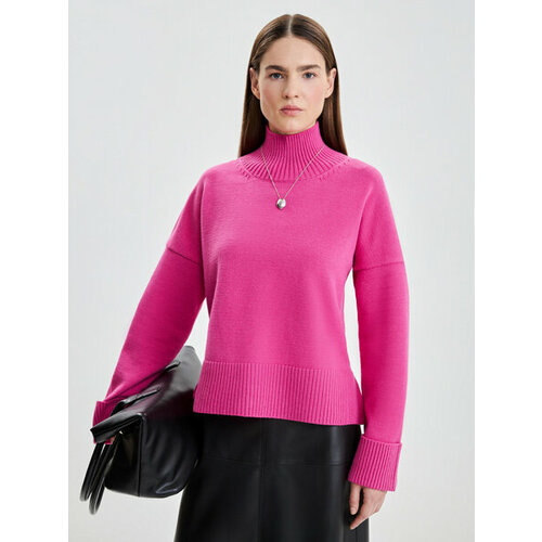 фото Свитер zarina, размер xl (ru 50), розовый