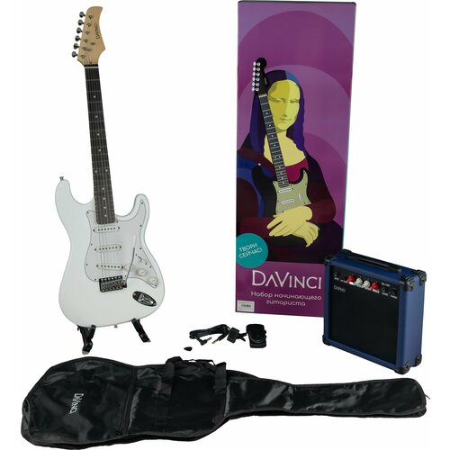 DAVINCI SET-100 WH электрогитара в наборе