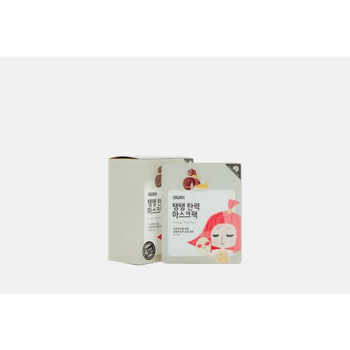 Маска на тканевой основе против морщин с коллагеном collagen mask pack 10ea