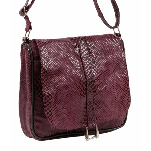 фото Сумка кросс-боди , фактура гладкая, фиолетовый unvers leather istanbul