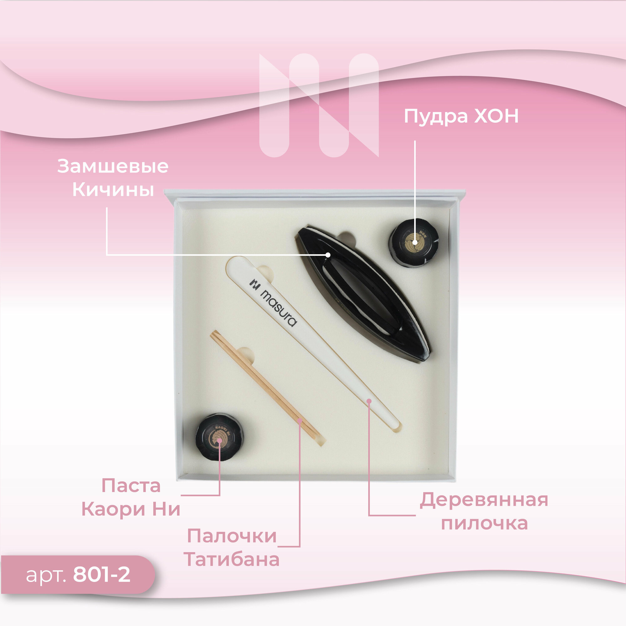 Картинки Японский педикюр, набор подарочный, 801-2