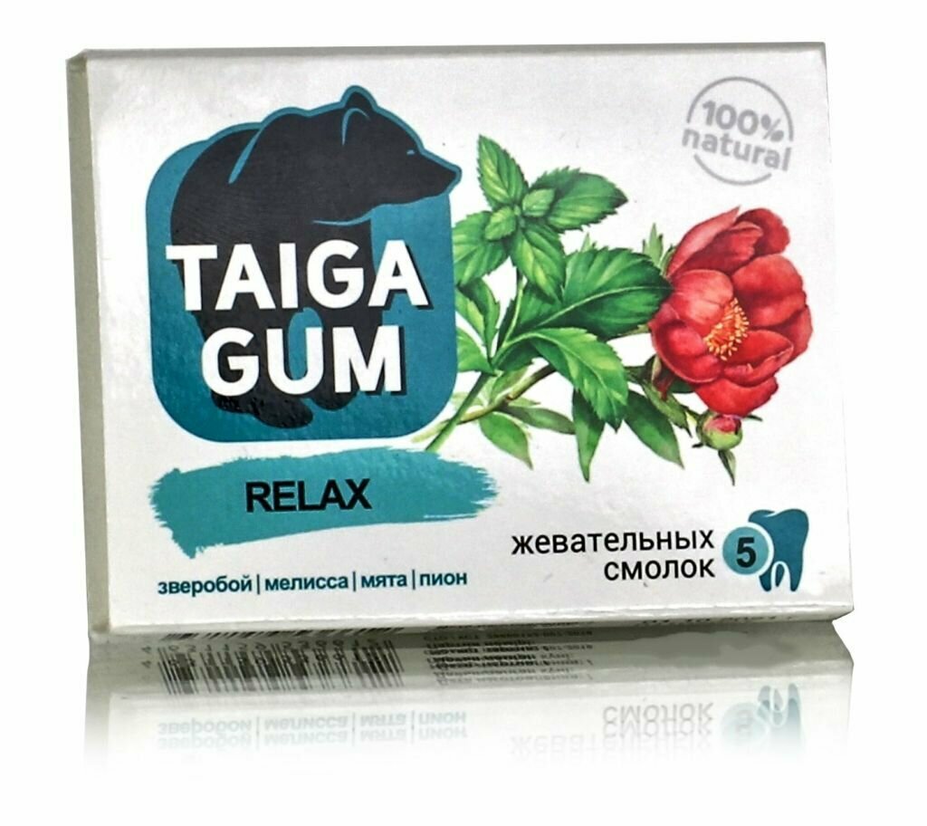 Смолка жевательная TAIGA GUM RELAX"4гр"