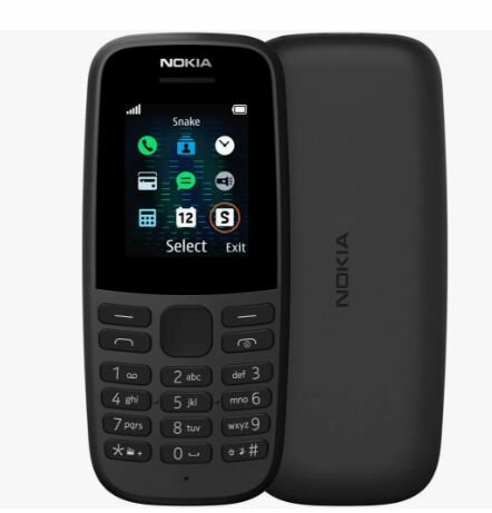 Мобильный телефон NOKIA 105 TA-1428 DS EAC UA CHARCOAL - фото №6