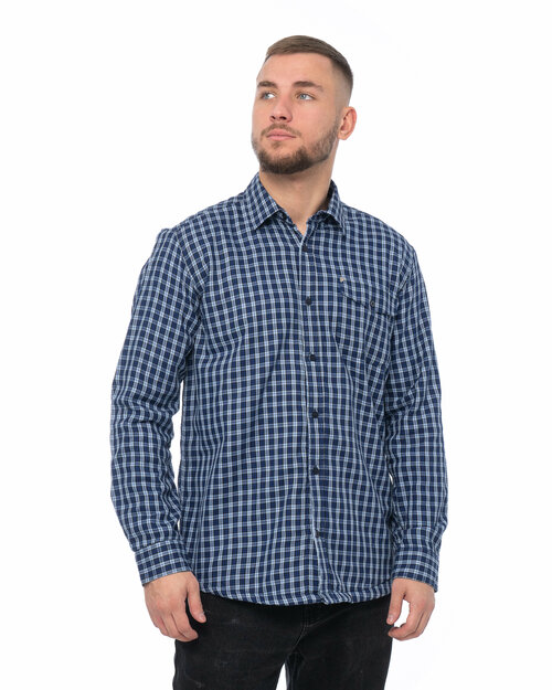 Рубашка Maestro, размер 50-52/L/43 ворот, синий