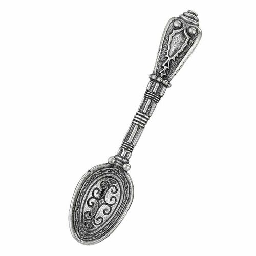 Серебряный сувенир денежный талисман Ложка-загребушка Б930632