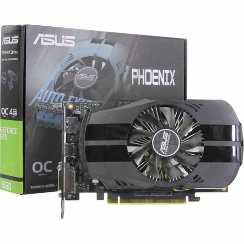 Видеокарта ASUS Phoenix GeForce GTX 1650 OC 4GB (PH-GTX1650-O4G)