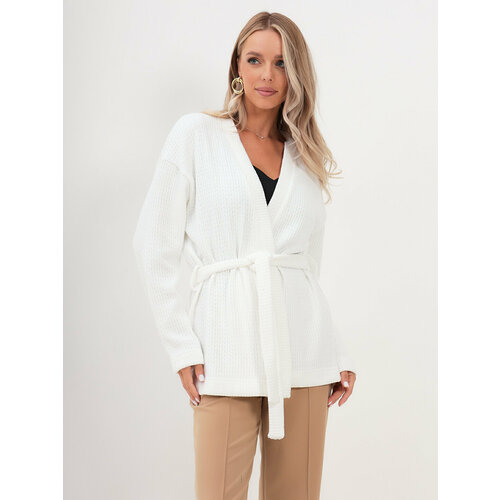 Кардиган T-lab, размер 48-50 (L), белый