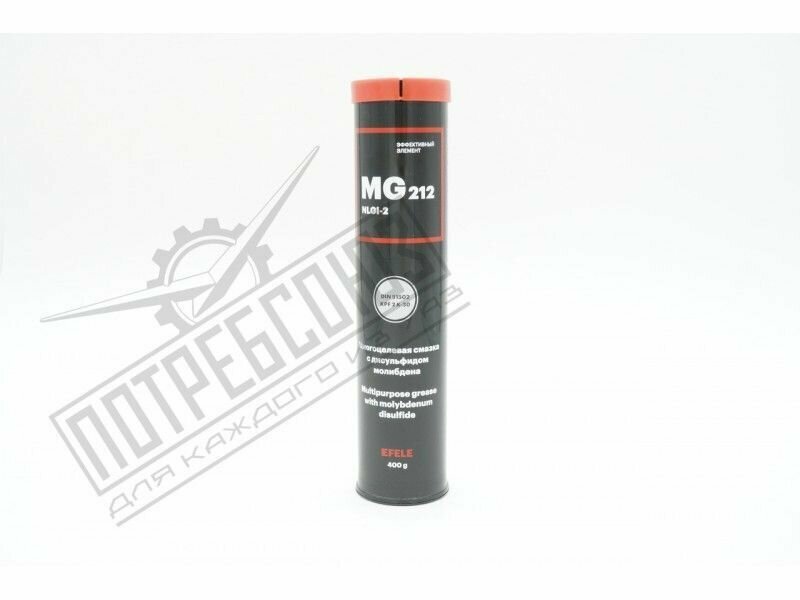 фото Смазка с дисульфидом молибдена EFELE MoS2 400гр