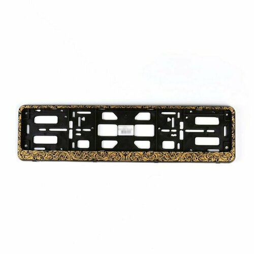 Рамка для автомобильного номера, книжка, хохлома (комплект из 8 шт)