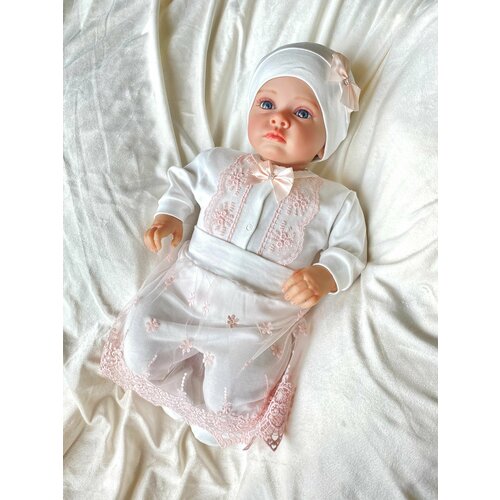 Комплект на выписку для девочки интерлок