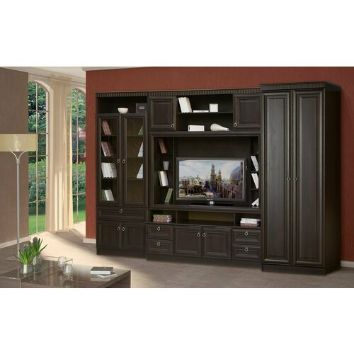 Гостиная Инна 4 Денвер темный