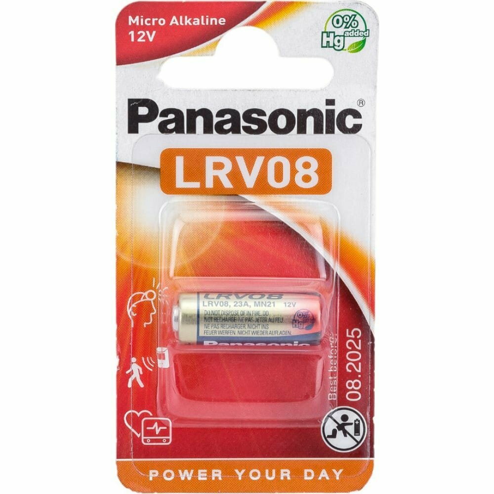 Батарейка Panasonic Micro Alkaline LRV08 Bli (LRV08L/1BE) - фото №7