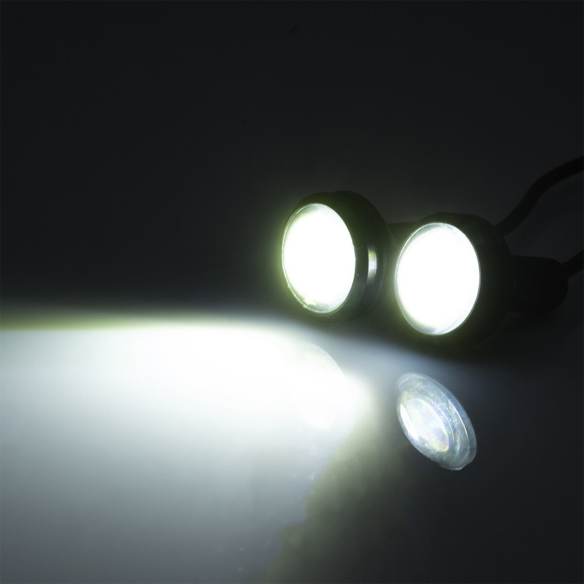 Подсветка авто ДХО орлиный глаз ElectroKot Eagle Eye 3W белые 2 шт — фото 1