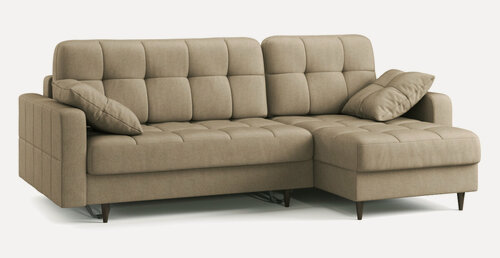 Изображение товара Угловой диван Цвет Диванов Стокгольм NEXT 233 угловой Светло-коричневый