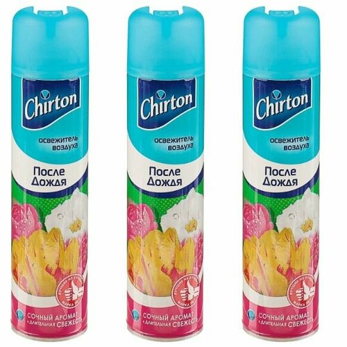 фото Chirton освежитель воздуха, после дождя, 300 мл, 3 шт.