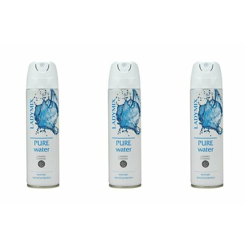 Ladymix Дезодорант боди спрей Pure water, 150 мл, 3 шт.