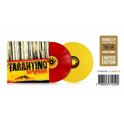 The Tarantino Experience Ltd Edition 2LP Color Виниловая пластинка виниловая пластинка the tarantino experience reloaded 2lp color