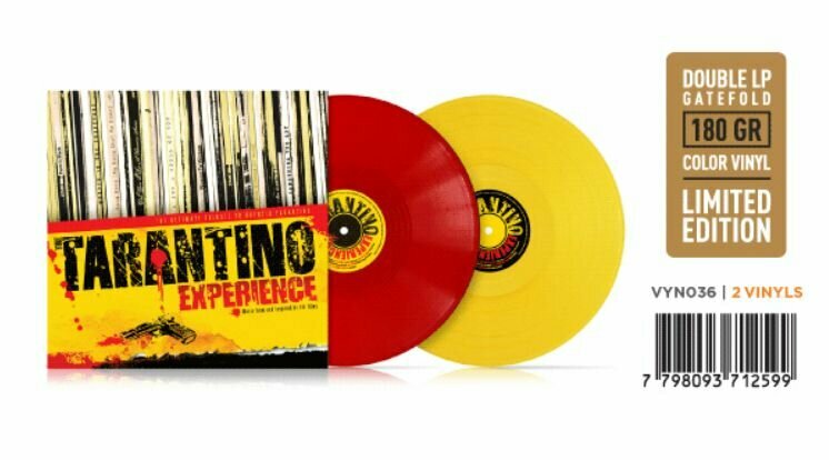 The Tarantino Experience Ltd Edition 2LP Color Виниловая пластинка
