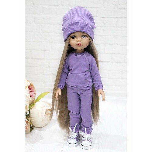 фото Комплект одежды и обуви для кукол paola reina 32 см, сиреневый favoridolls