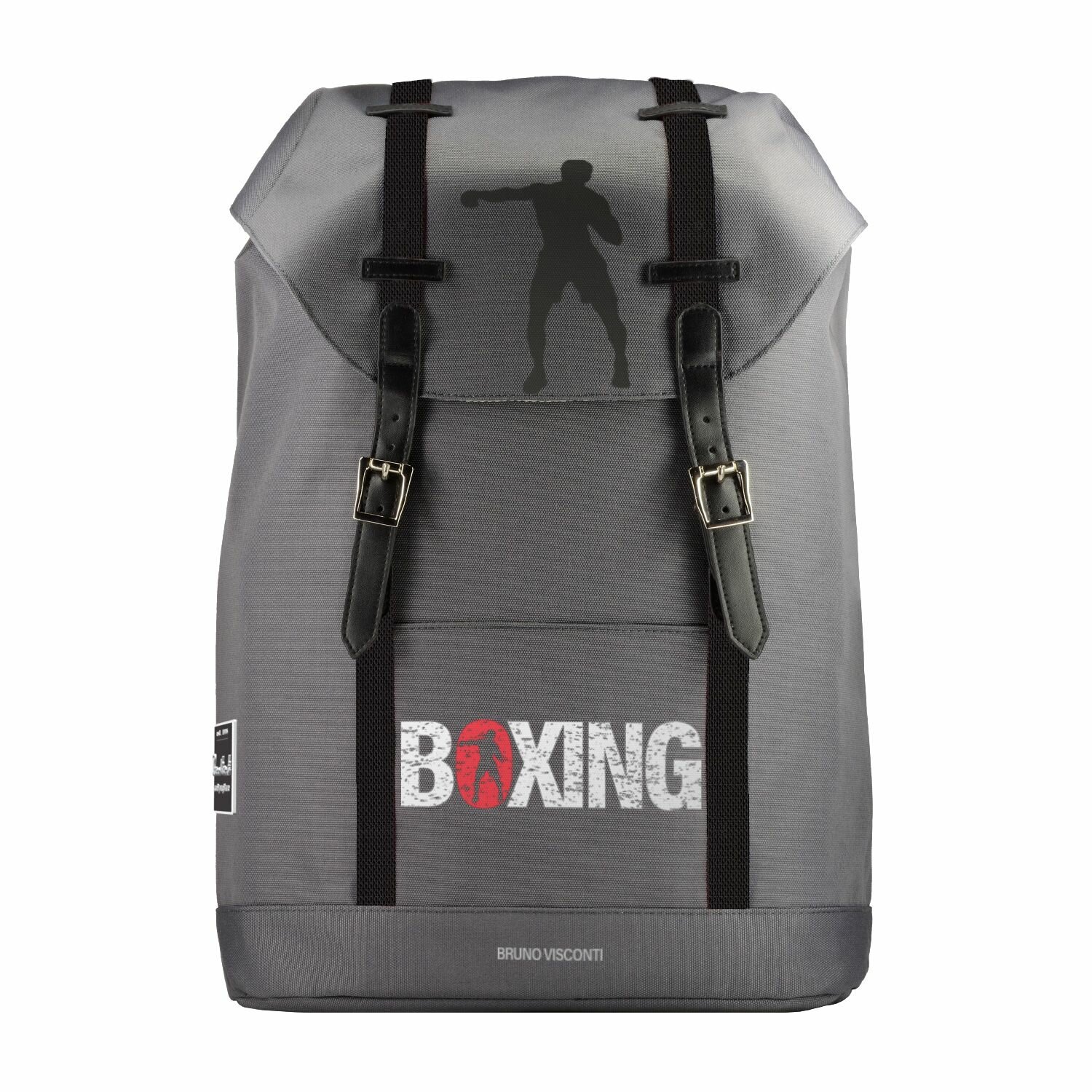 Рюкзак городской Boxing, серый Bruno Visconti - фото №6